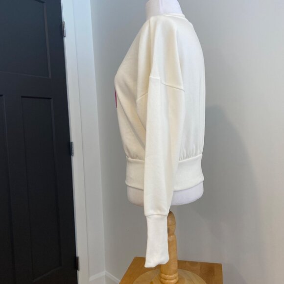 Old Navy Womens small Natural High Graphic Pullover Sweatshirt Long Sleeves - Picture 2 of 9